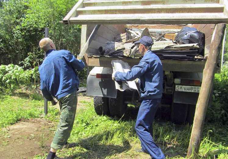 Вывезти строительный мусор с дачи по Челябинску