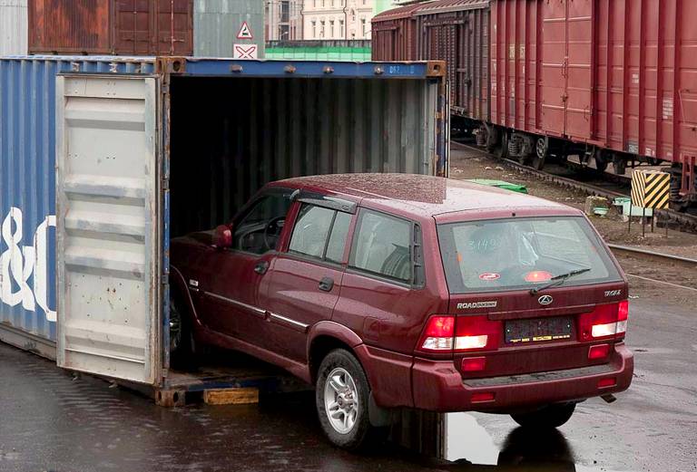 Стоимость транспортировки жд сеткой машины из Челябинска в Ангарска